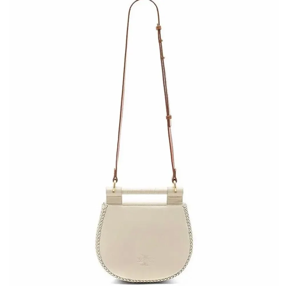 Sancia Babylon Bar Tooth Bag in Ecru & Whiskey